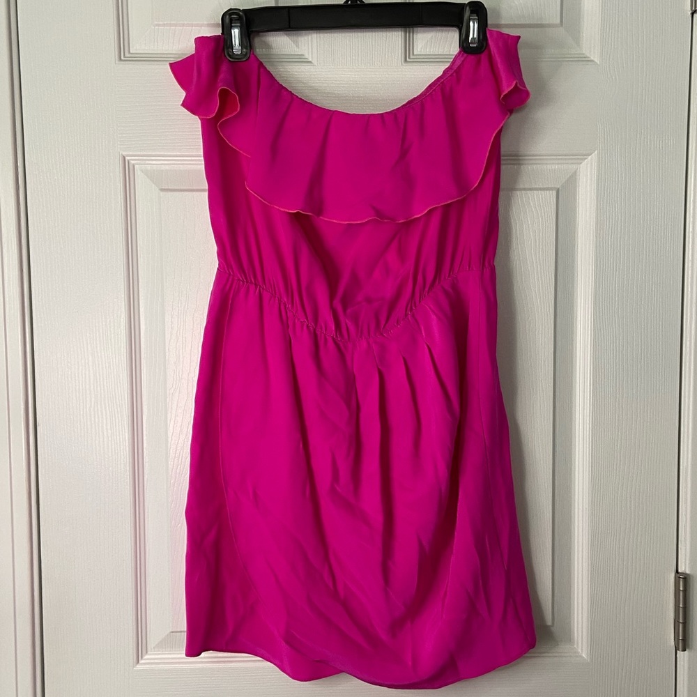 Amanda Uprichard hot pink dress